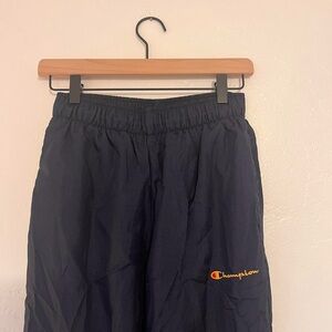 navy blue vintage Champion track pants